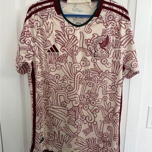 Adidas Authentic FIFA World Cup 2022 Mexico Away Jersey Slim Aeroready Medium